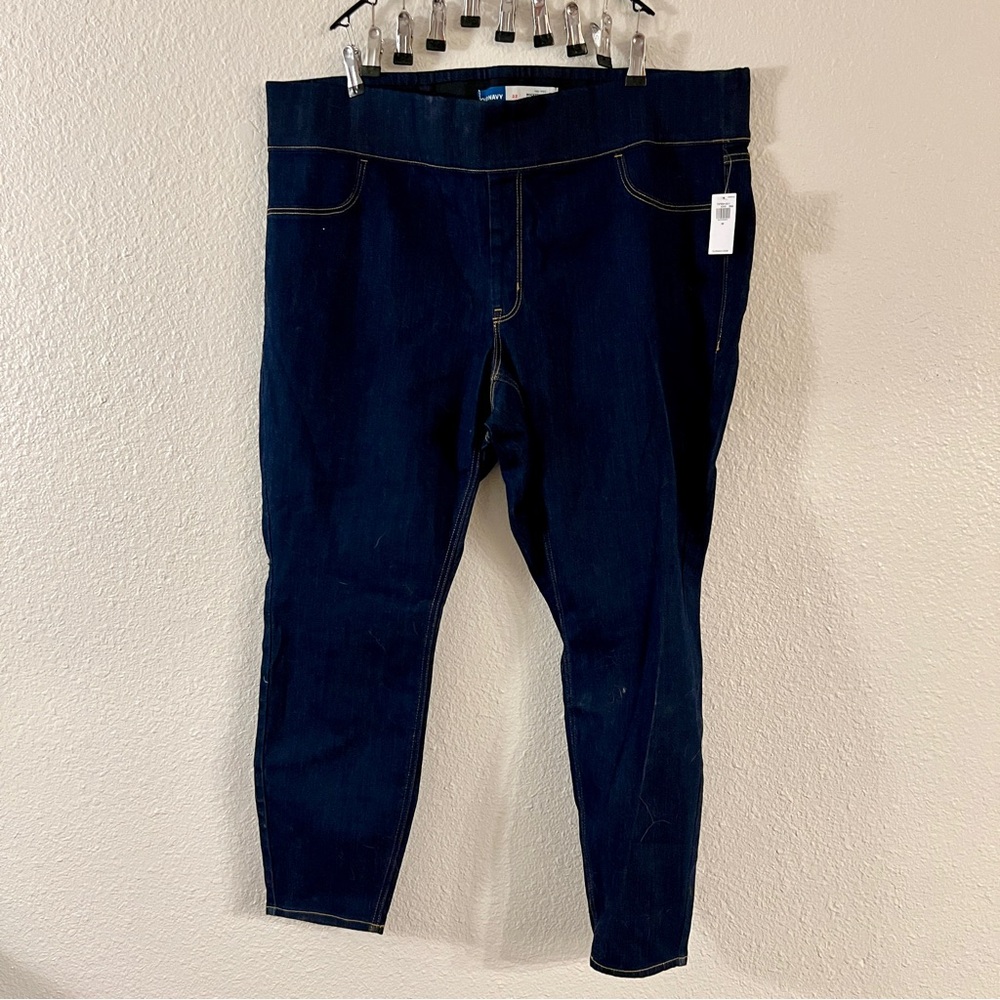 Old Navy Dark Blue Women Jeggings Size 22